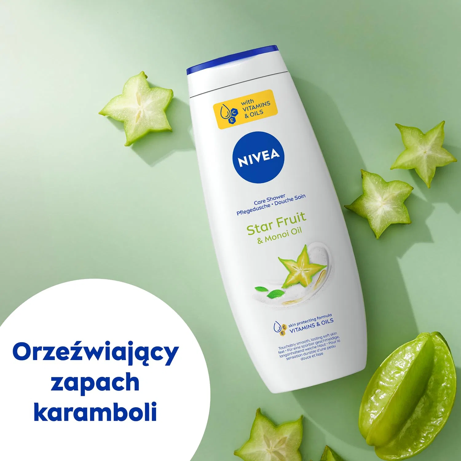 Гель для душа «Starfruit & Monoi Oil» от Nivea, 2 x 500 мл Nivea — фото 2