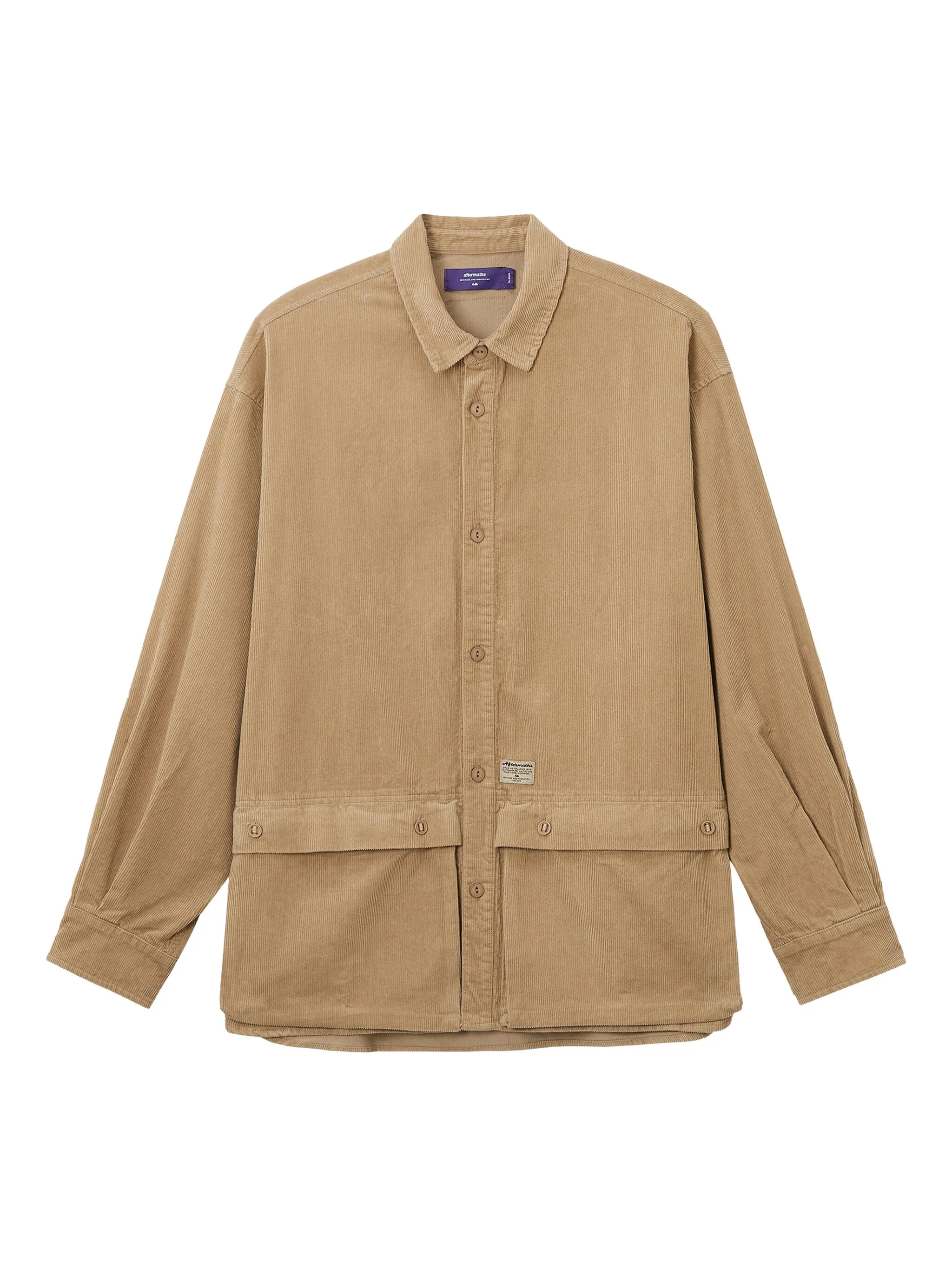 

Куртка-рубашка с карманами Aftermaths, бежевый