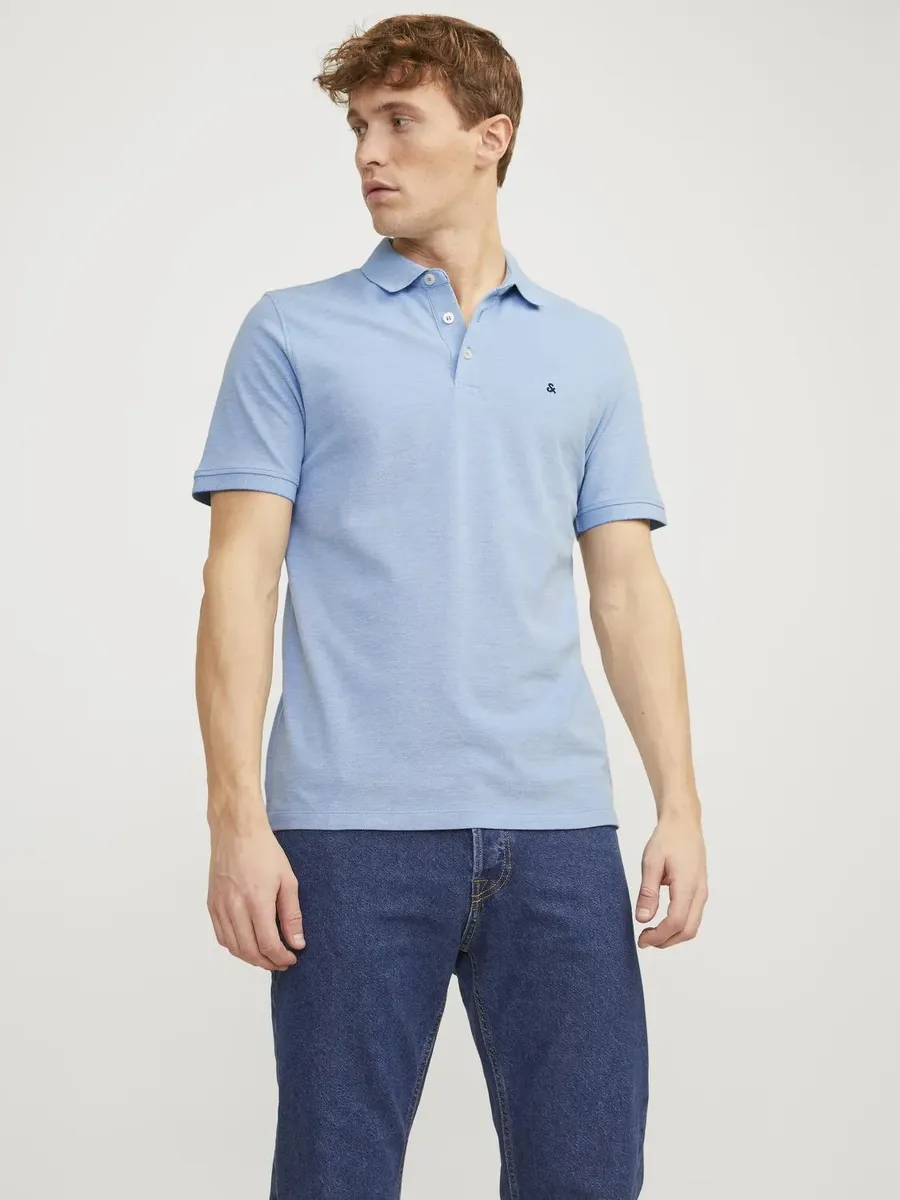 

Рубашка-поло Jack & Jones "JJEPAULOS POLO SS NOOS", цвет Pacific Coast