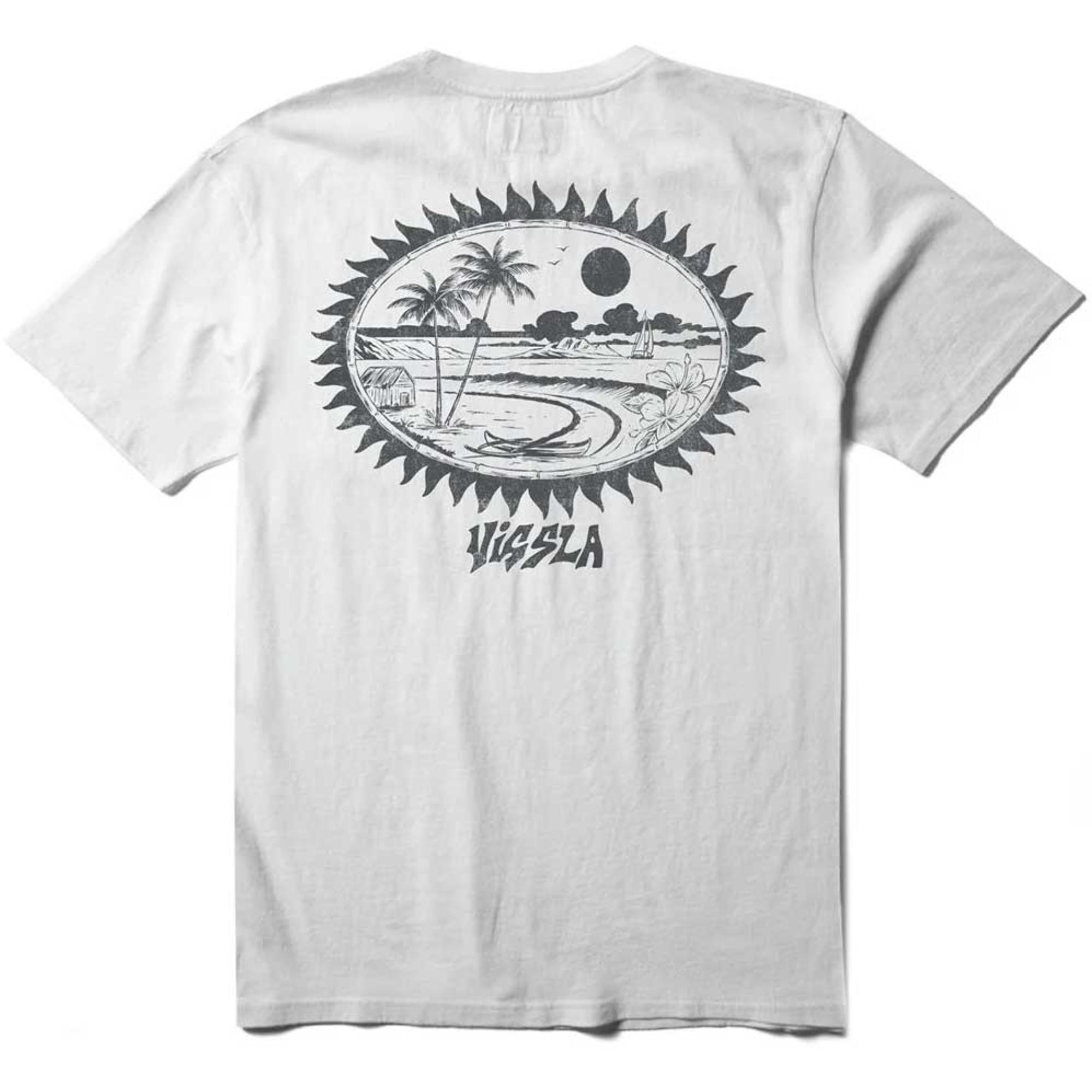 

Мужская футболка Riviera с коротким рукавом и карманом Vissla, White, Белый, Мужская футболка Riviera с коротким рукавом и карманом Vissla, White