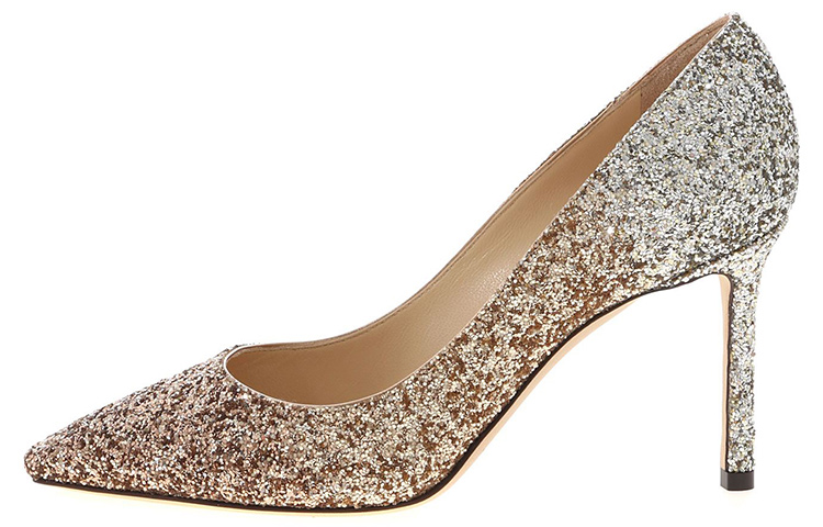 Туфли Jimmy Choo Romy High Heels Women's Pink Silver