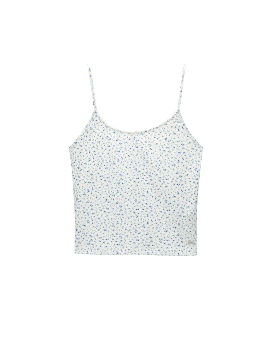 

Топ Pull&Bear Top, белый