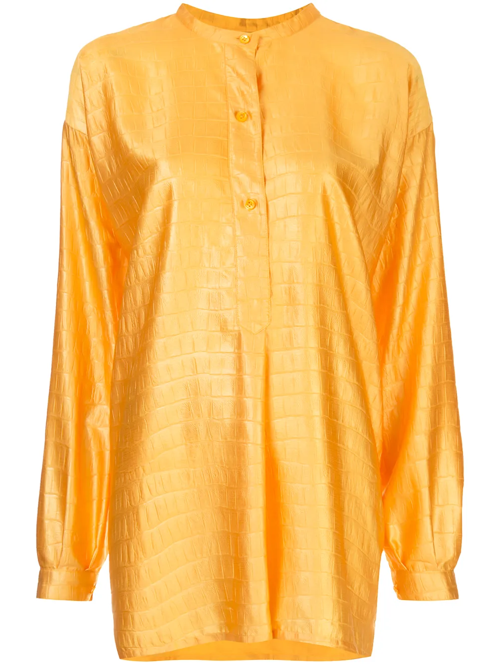 

Рубашка Azra с тиснением под кожу крокодила Sies Marjan, оранжевый
