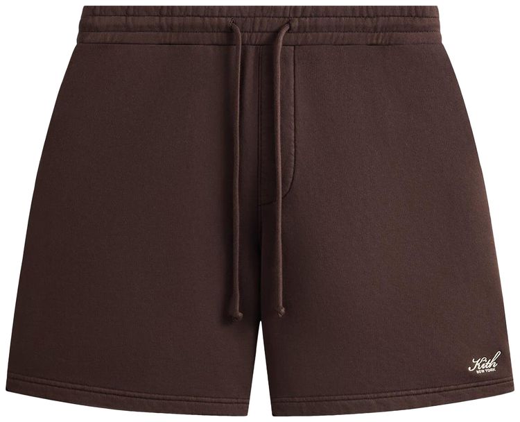

Брюки Kith Fleece Curtis Short, коричневый