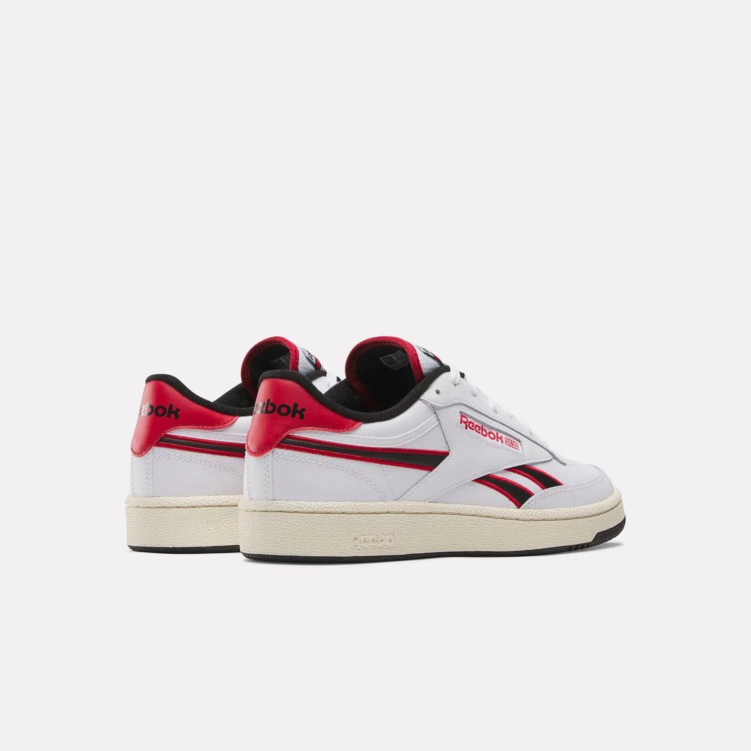 Кроссовки Reebok Unisex Club C Revenge, White Vectorred Black — фото 3