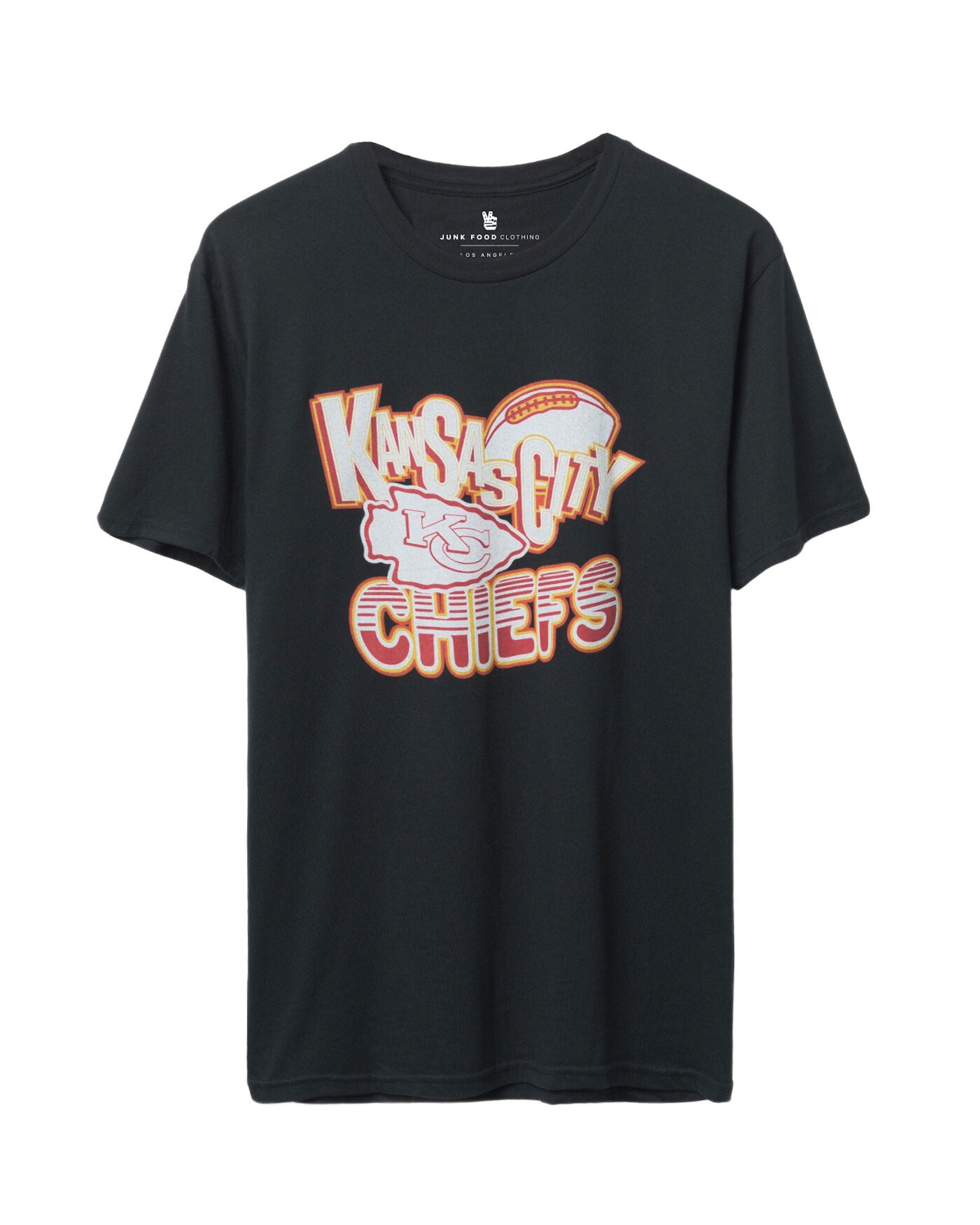 

Футболка Chiefs NFL Pass Rush Junk Food Clothing, черный