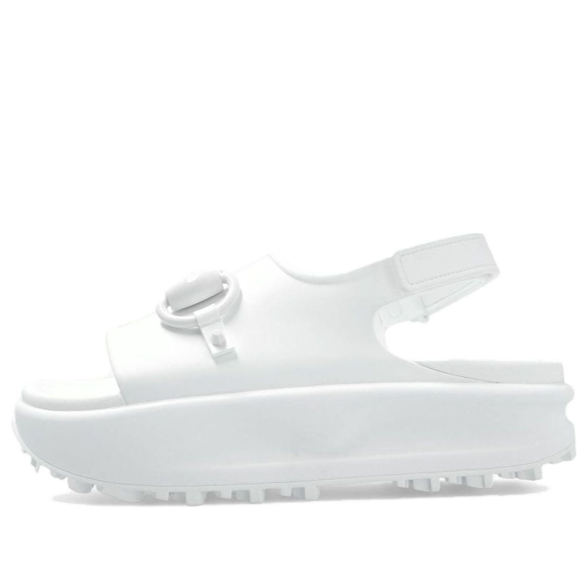 Сандалии (WMNS) Gucci Horsebit Platform Sandal 'White'