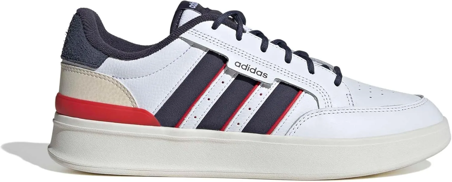 Мужские кроссовки Adidas Aspyre с тремя полосками, белый/темно-синий — фото 2