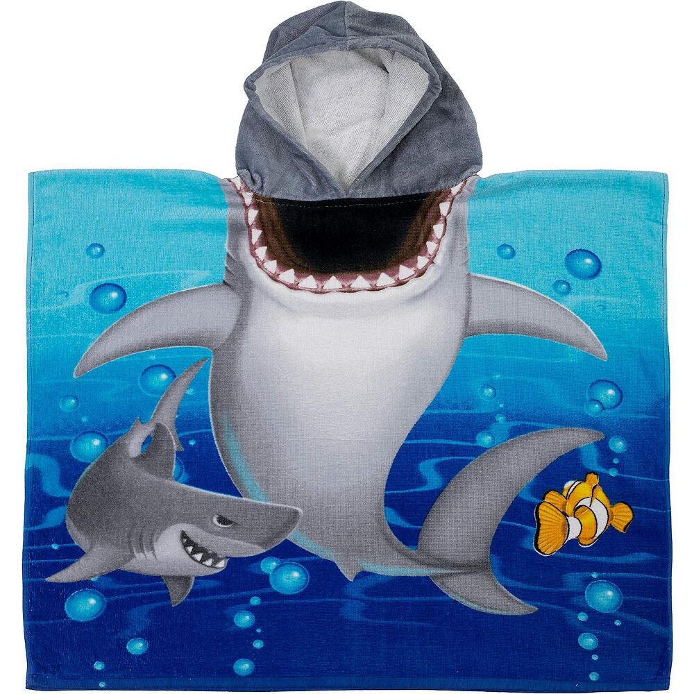 

Полотенце с капюшоном для детей с милым рисунком животных Razor Shopping, цвет Baby Shark