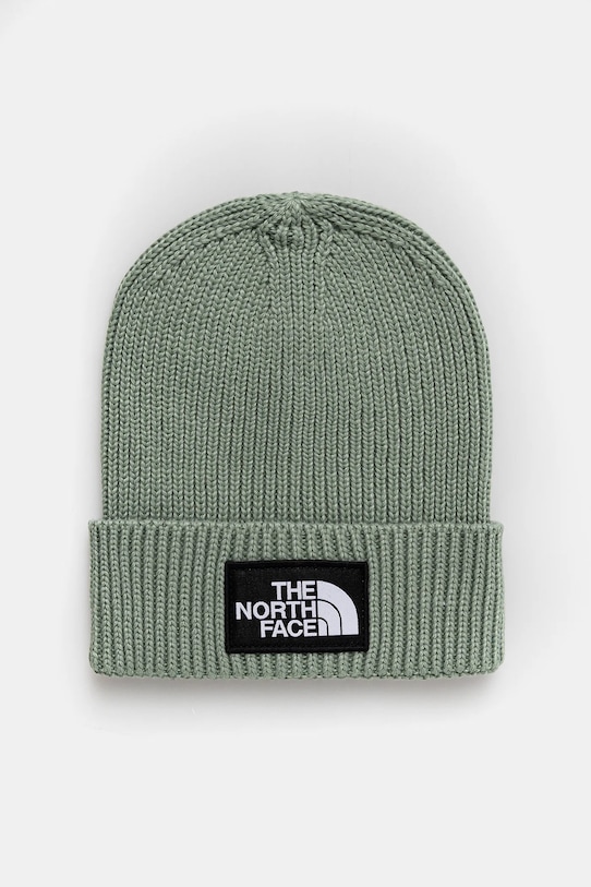 

Детская шапка Kids TNF Logo Box Cuffed Beanie The North Face, зеленый