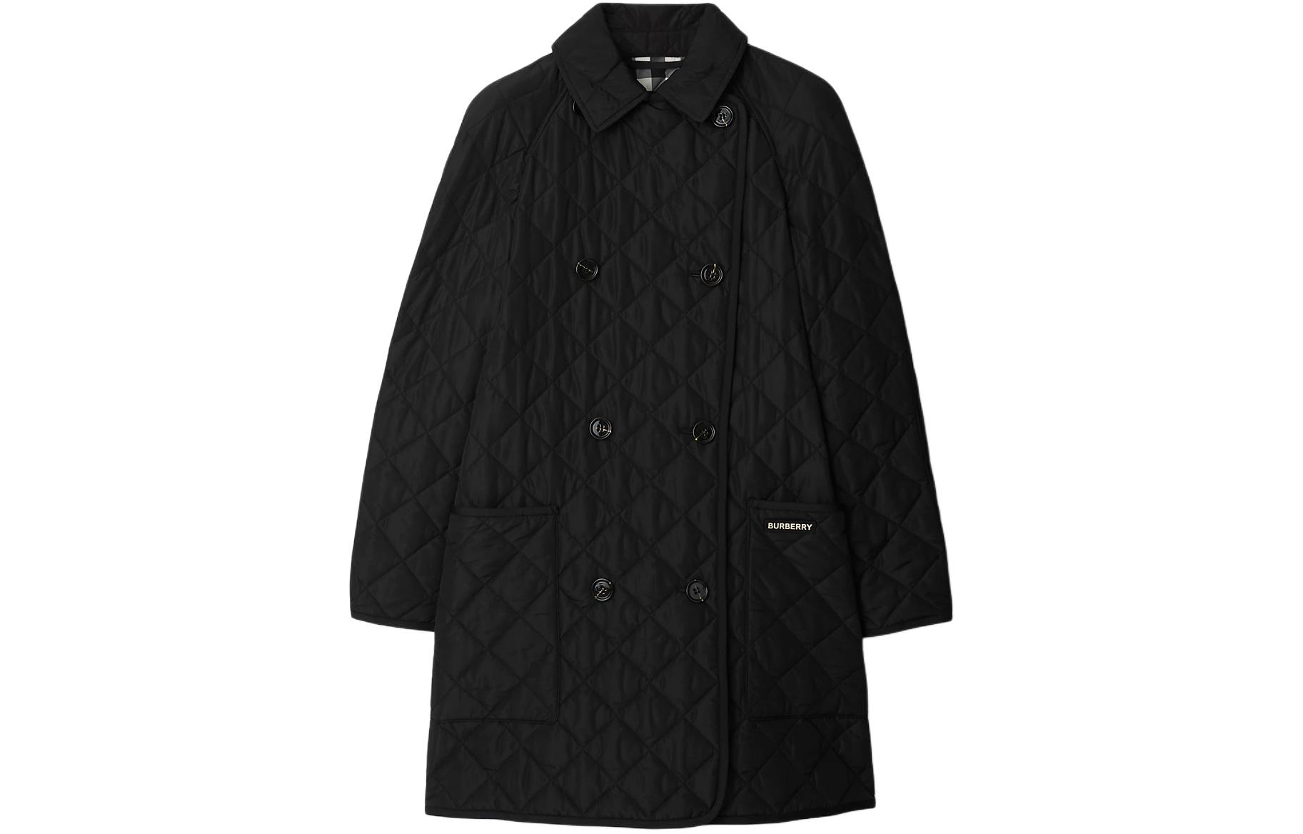 Пуховик Burberry, женский, черный — фото 4