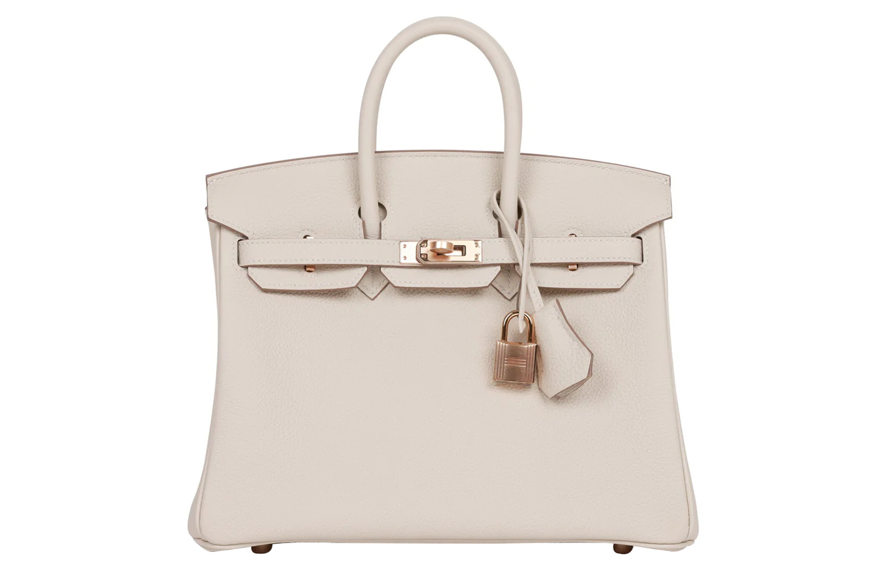 

HERMES Сумка Birkin Togo из телячьей кожи Birkin, обычная женская, 10 цветов, цвет "молочный коктейль", белый