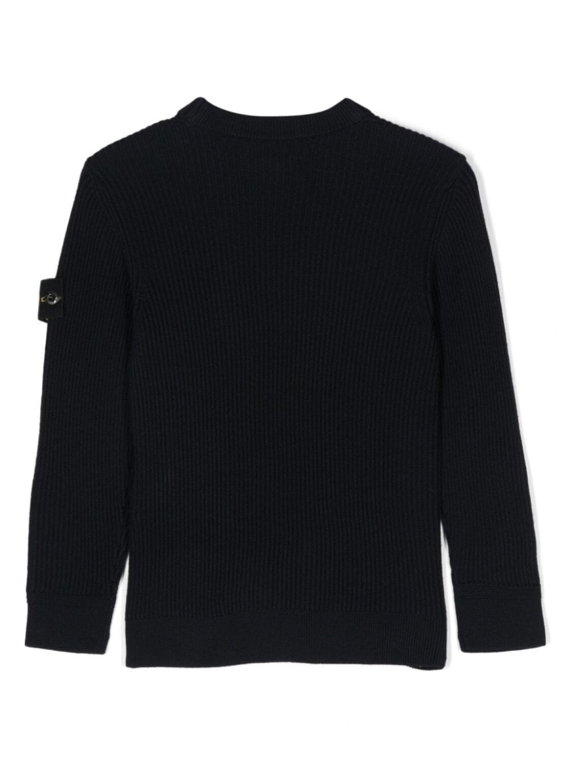 

Stone Island Junior джемпер с нашивкой Compass, черный