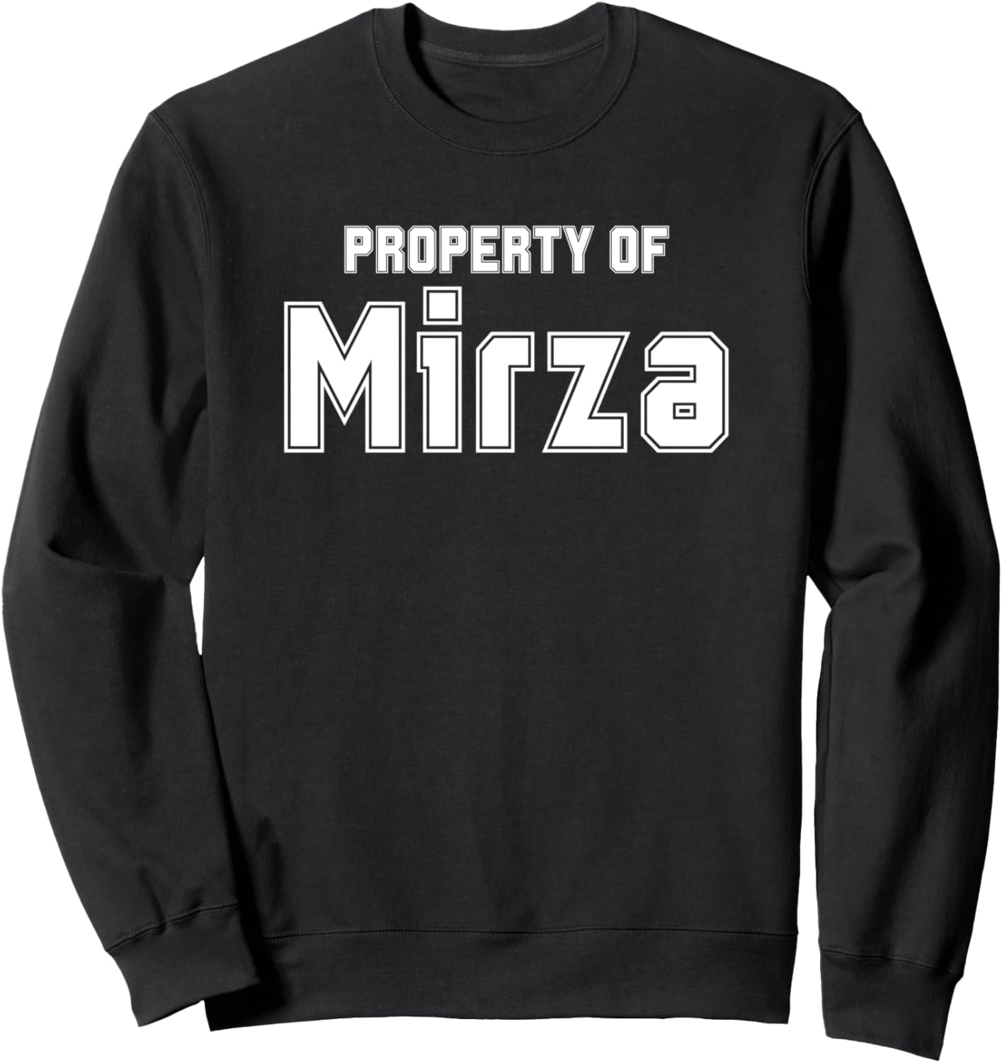 

Забавная толстовка с азиатским именем МИРЗА в мусульманском стиле Funny Asian Name Gifts Property Of Co., черный