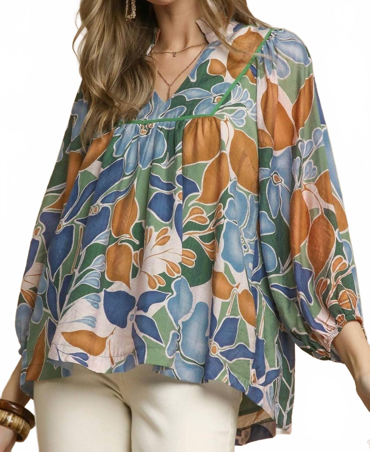 

Umgee Футболка с длинными рукавами Fanesta, разноцветная