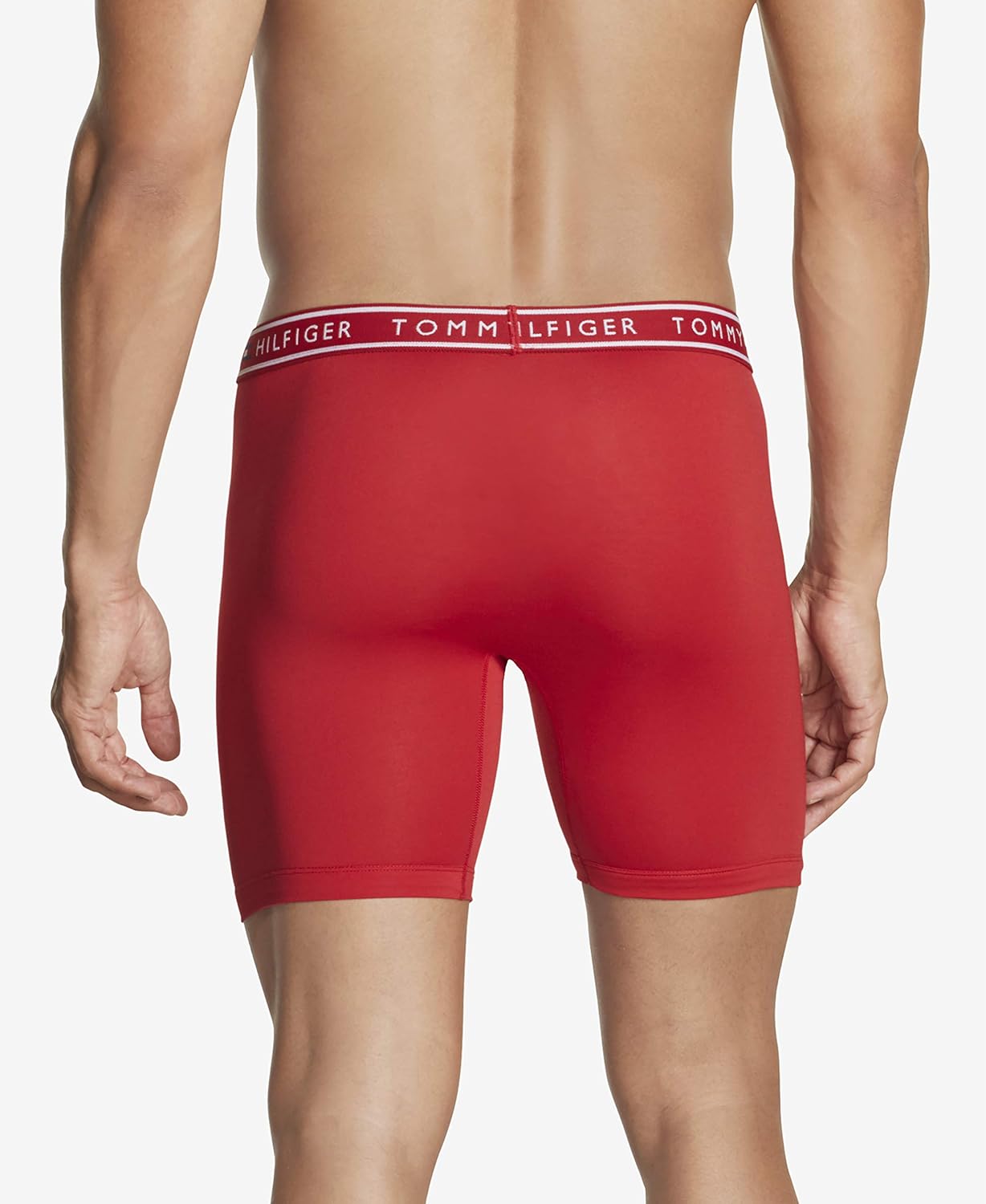 Мужское нижнее белье Tommy Hilfiger FLX Evolve, набор трусов-боксеров, Mahogany — фото 3