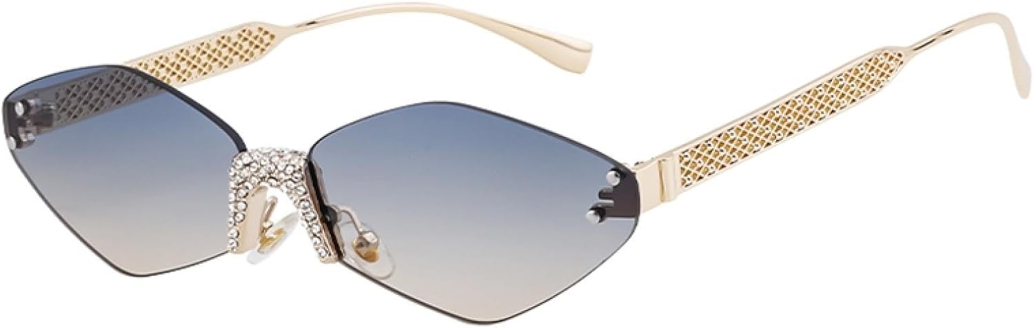 

Солнцезащитные очки с защитой от УФ-излучения UV400 | Маленькая металлическая оправа | Для женщин и мужчин | Для занятий спортом на открытом воздухе и вождения DSVIGF, C4goldgreenyellow