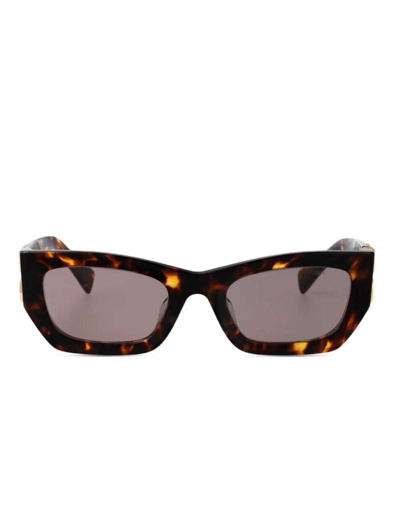 

Miu Miu Eyewear tortoiseshell солнцезащитные очки, коричневый