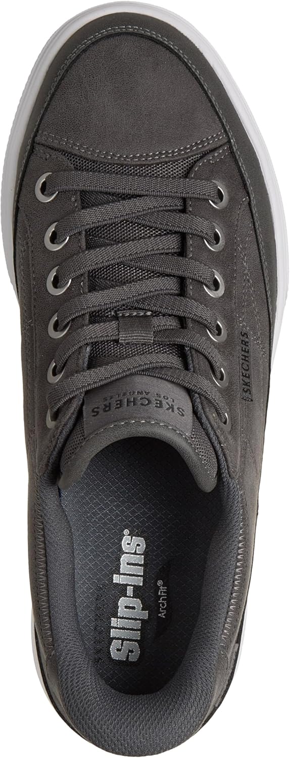 Мужские слипоны Skechers Arch Fit Arcade-Join Ya There без шнурков, серый — фото 3