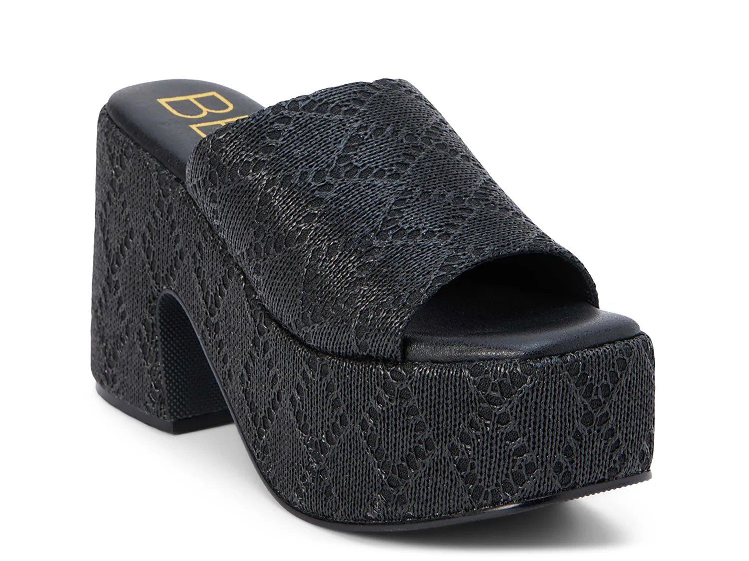 Сандалии Beach by Matisse Como Platform Sandal, Ebony Raffia
