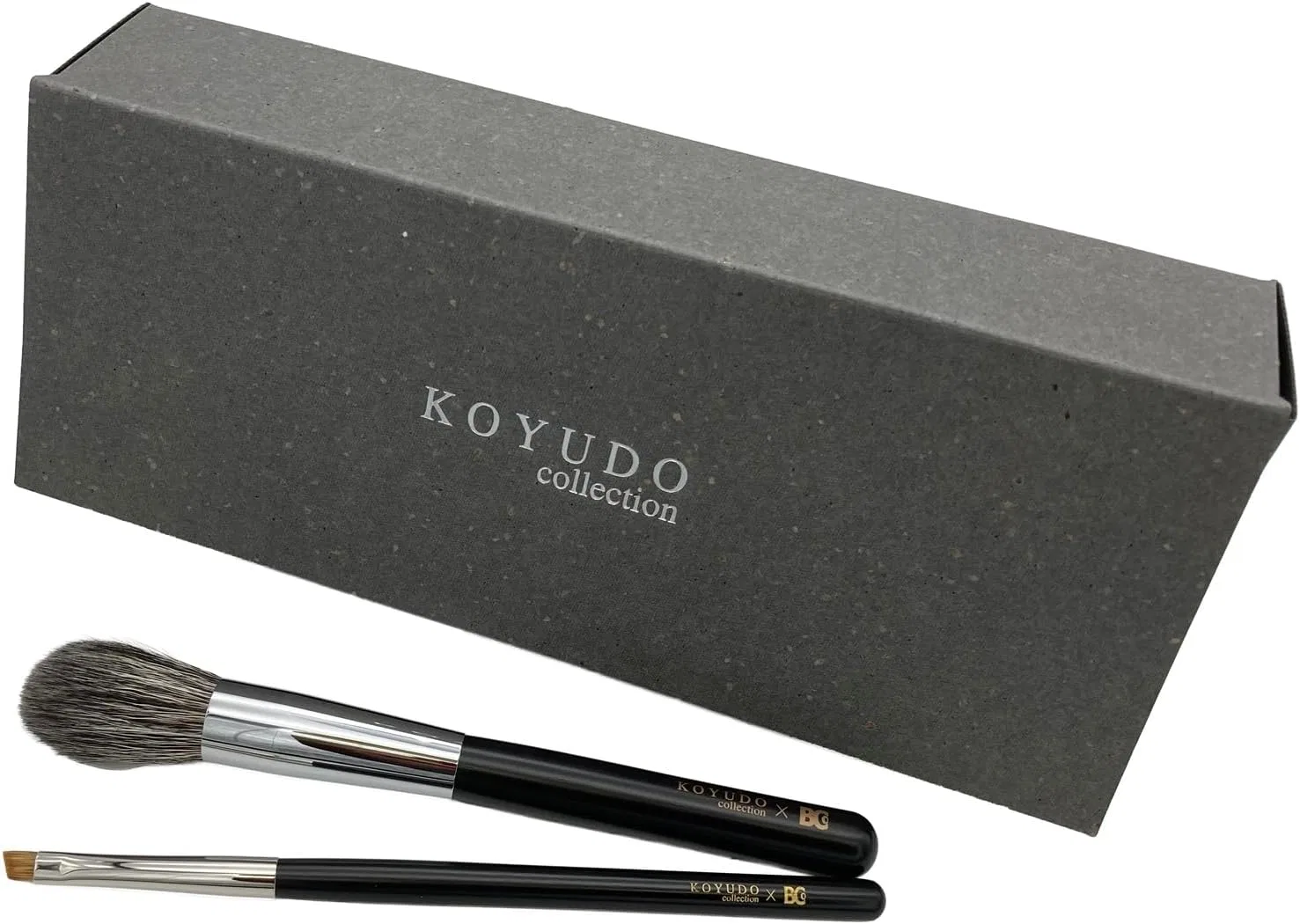 Набор кистей для щек и бровей Kumano Brush Koyudo Collection черный — фото 2