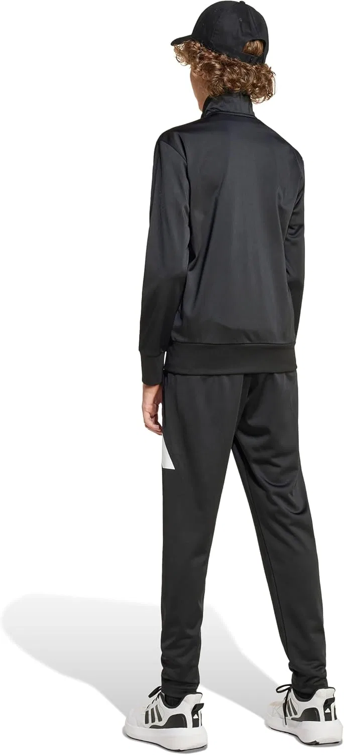 Детский спортивный костюм adidas CLIMACOOL, Black/White, размерная линейка — фото 2