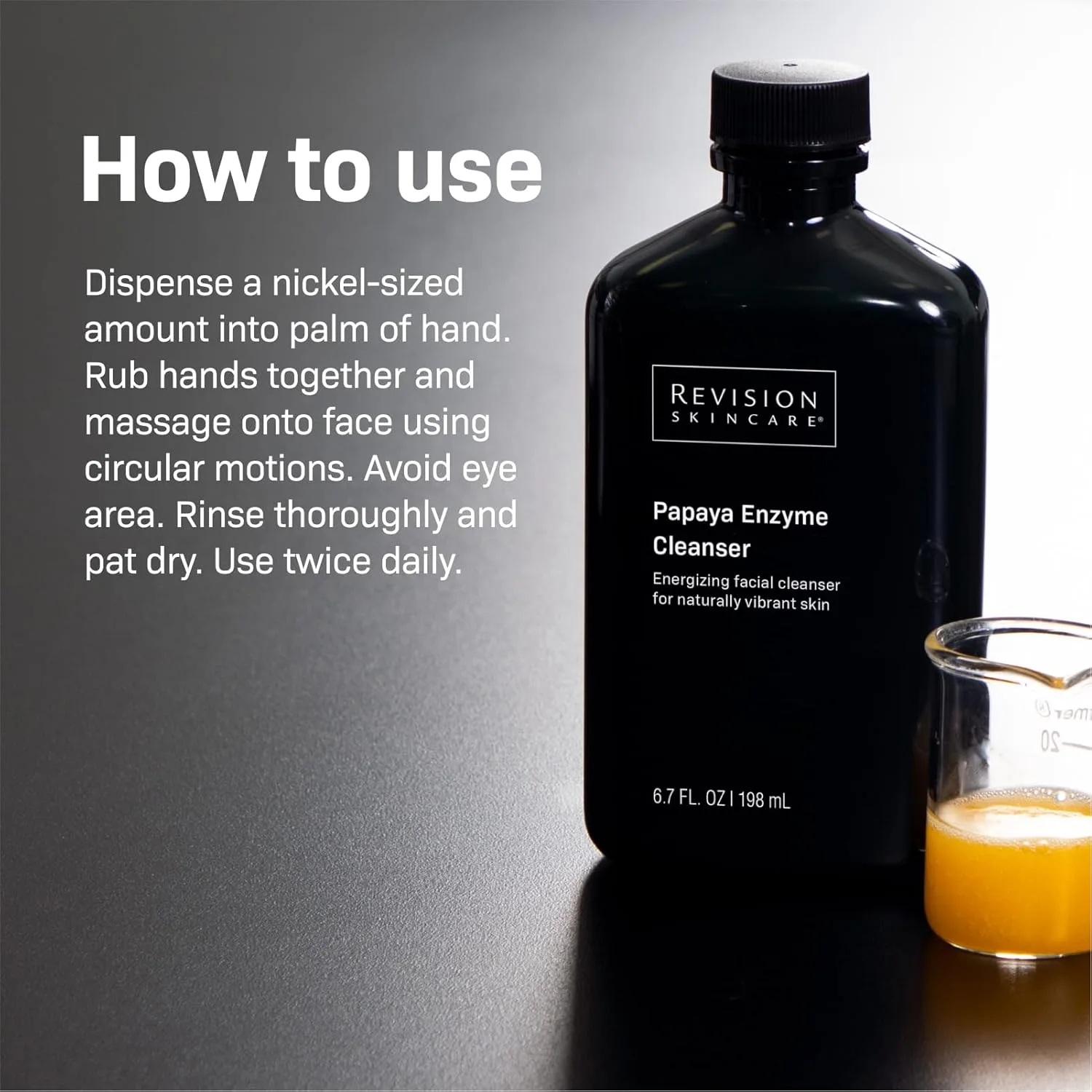 Маска для лица Revision Skincare — Очищающее средство для лица Papaya Enzyme Cleanser с салициловой кислотой, обладающее, 198 мл — фото 3
