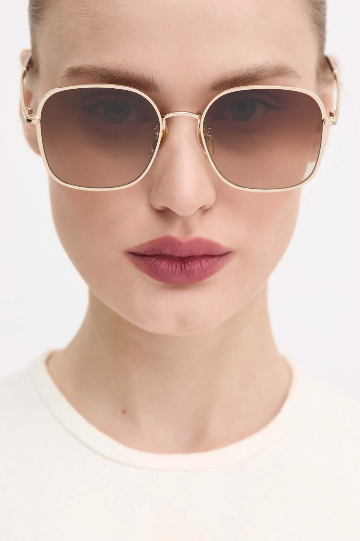 

Солнцезащитные очки Chloé Chloe, золотой