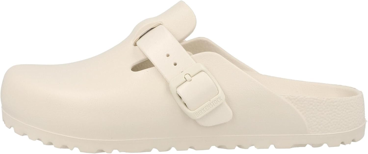 Женские кожаные сабо Birkenstock Boston, Eggshell — фото 4
