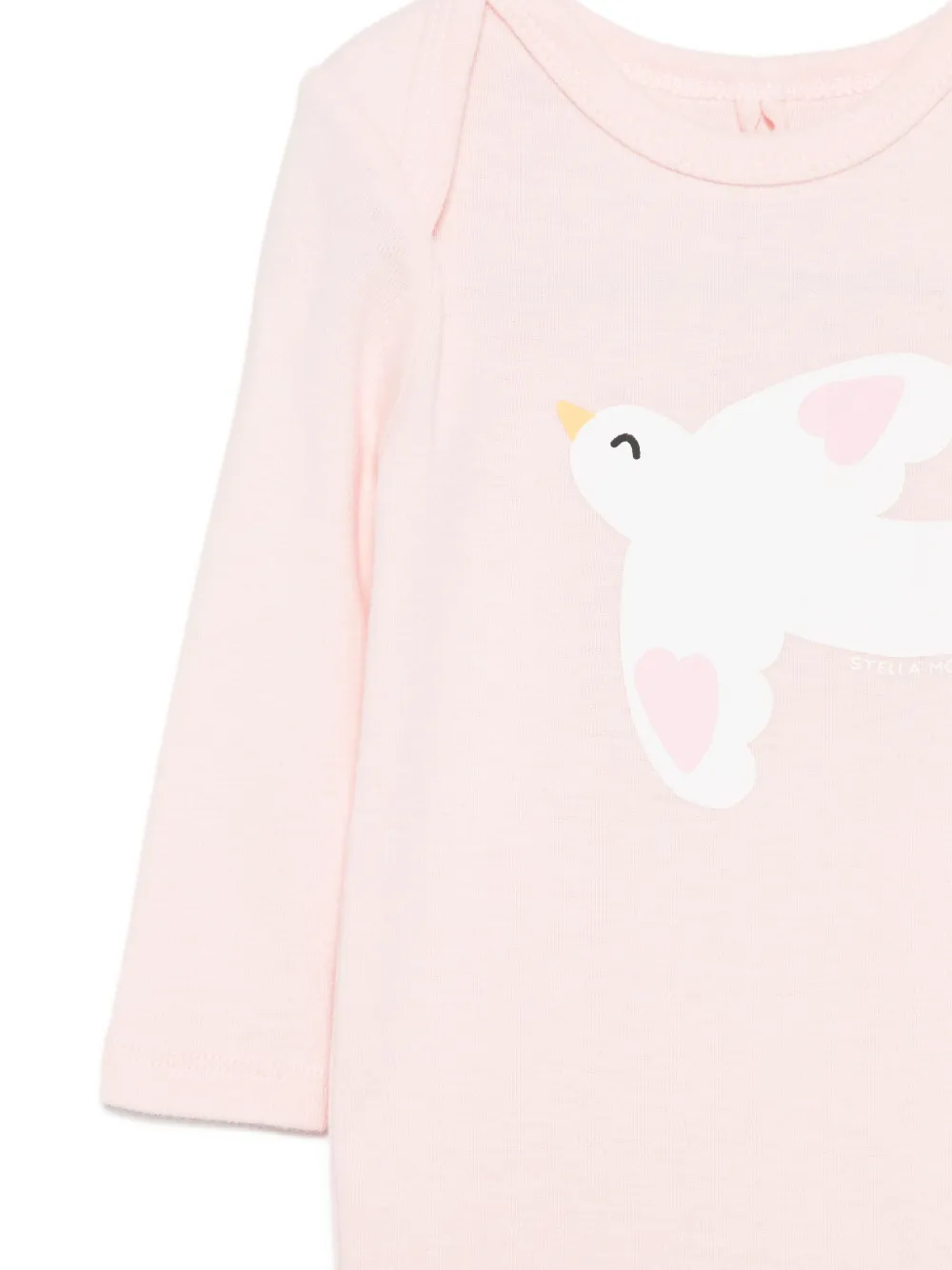 Комплект для новорожденного с принтом Stella Mccartney Kids, розовый — фото 2