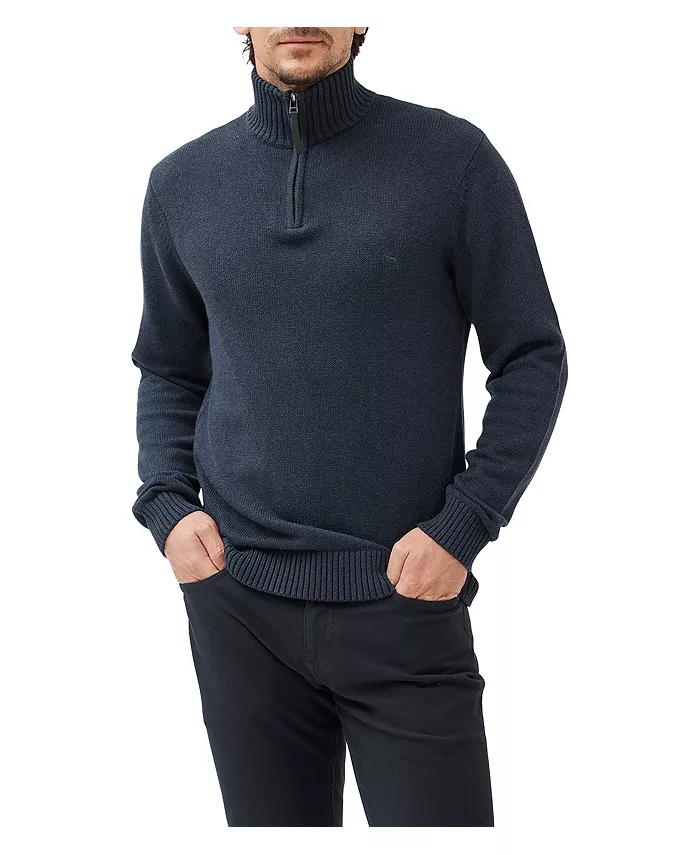 

Мужской свитер Merrick Bay с четвертью молнии Rodd & Gunn, синий