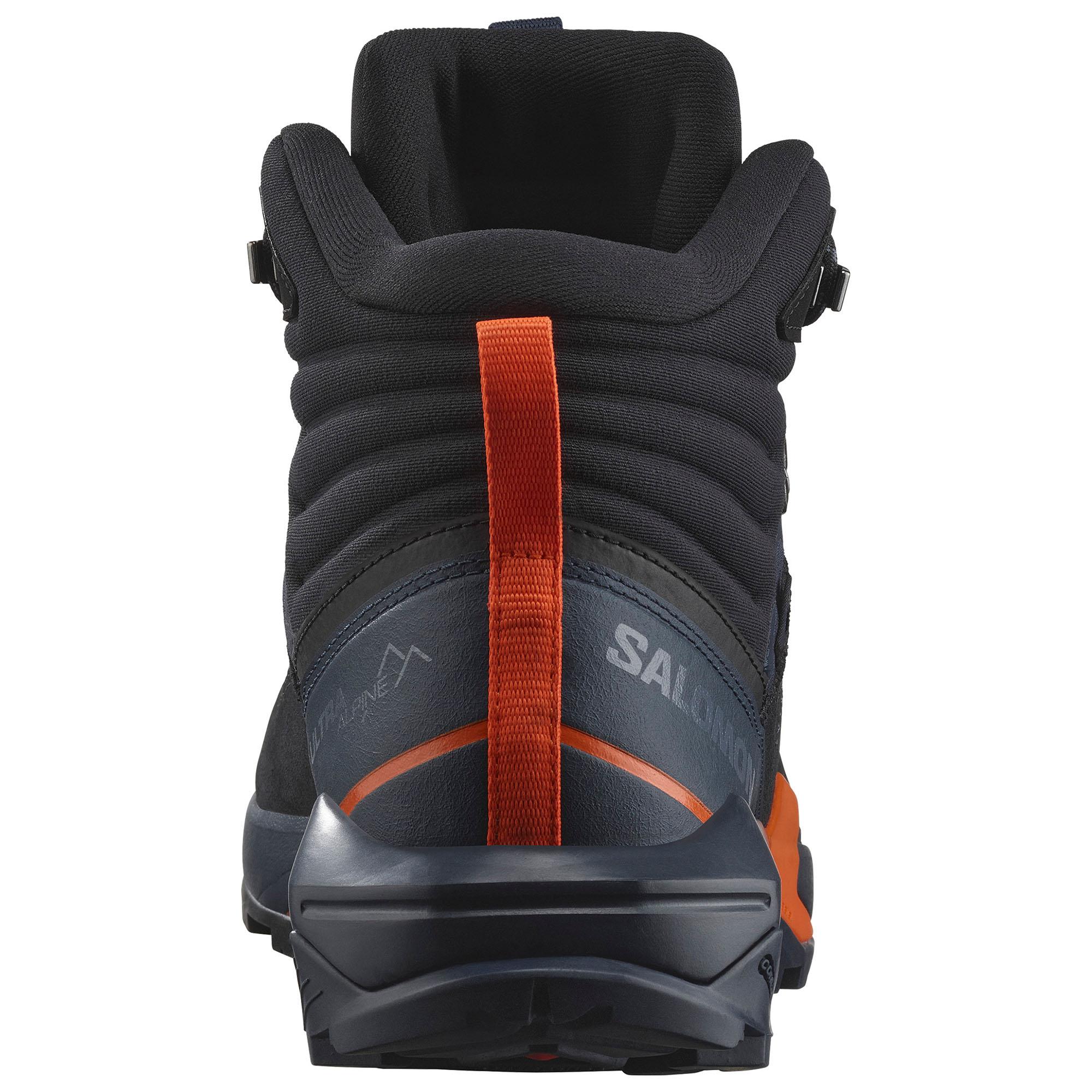 Мужские походные ботинки X ULTRA ALPINE MID GORE-TEX Salomon, Blue Nights/Black/Red Orange — фото 3