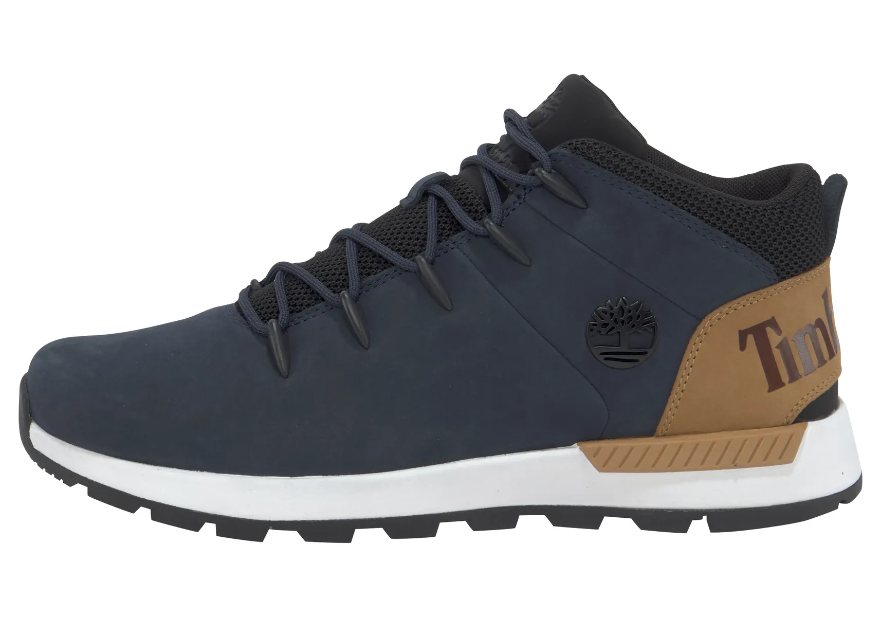 Мужские ботинки Timberland SPRINT TREKKER с логотипом на шнуровке, темно-синий — фото 2