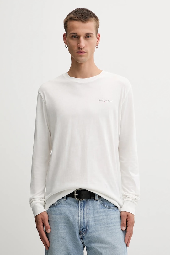 

Хлопковая водолазка Tommy Jeans, бежевый