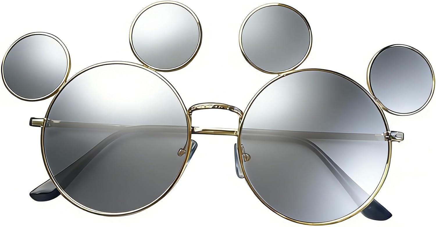 

Солнцезащитные очки с ушками Мышки для взрослых, в комплекте с чехлом, для круизов DCL, тематических парков, легкие очки с ушками Мышки, защита от УФ-излучения, розовые линзы Generic, Pink