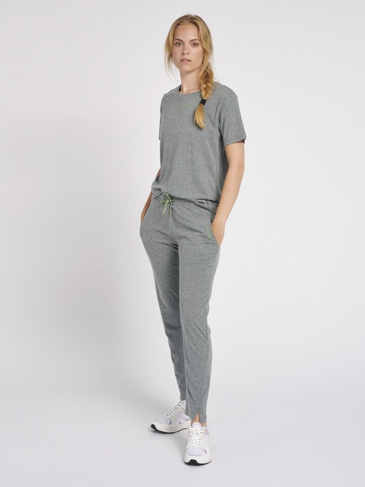 

Спортивная футболка Hummel S/S Hmlzandra Multisport Damen, цвет darkest spruce melange