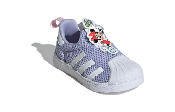 Кроссовки disney x superstar 360 Adidas, фиолетовый — фото 4