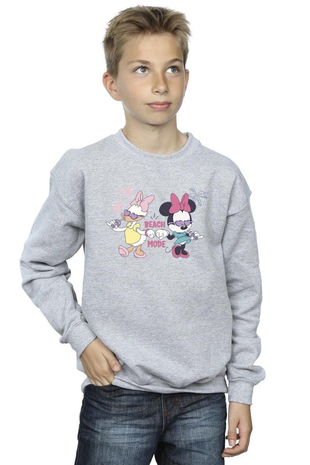 

Толстовка Minnie Daisy Beach Mode Disney, серый