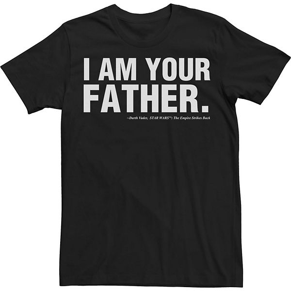 

Футболка Big & Tall Star Wars I am your father Licensed Character