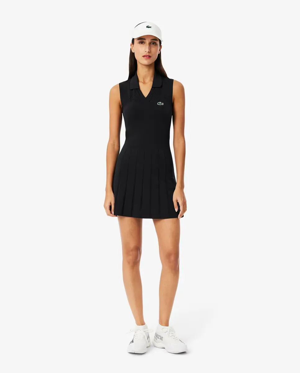 

Платье из теннисных шорт без рукавов Lacoste, чёрный
