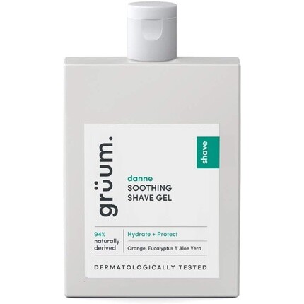 

Gruum Danne Прозрачный гель для бритья с ароматом апельсина и эвкалипта для лица и ног Grüum
