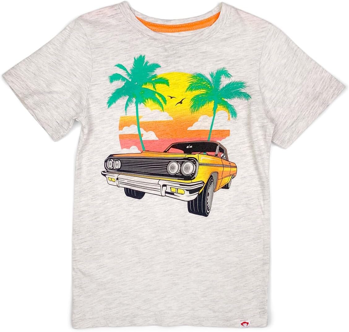 

Футболка Appaman Lowrider Short Sleeve Graphic Tee, цвет Cloud Heather