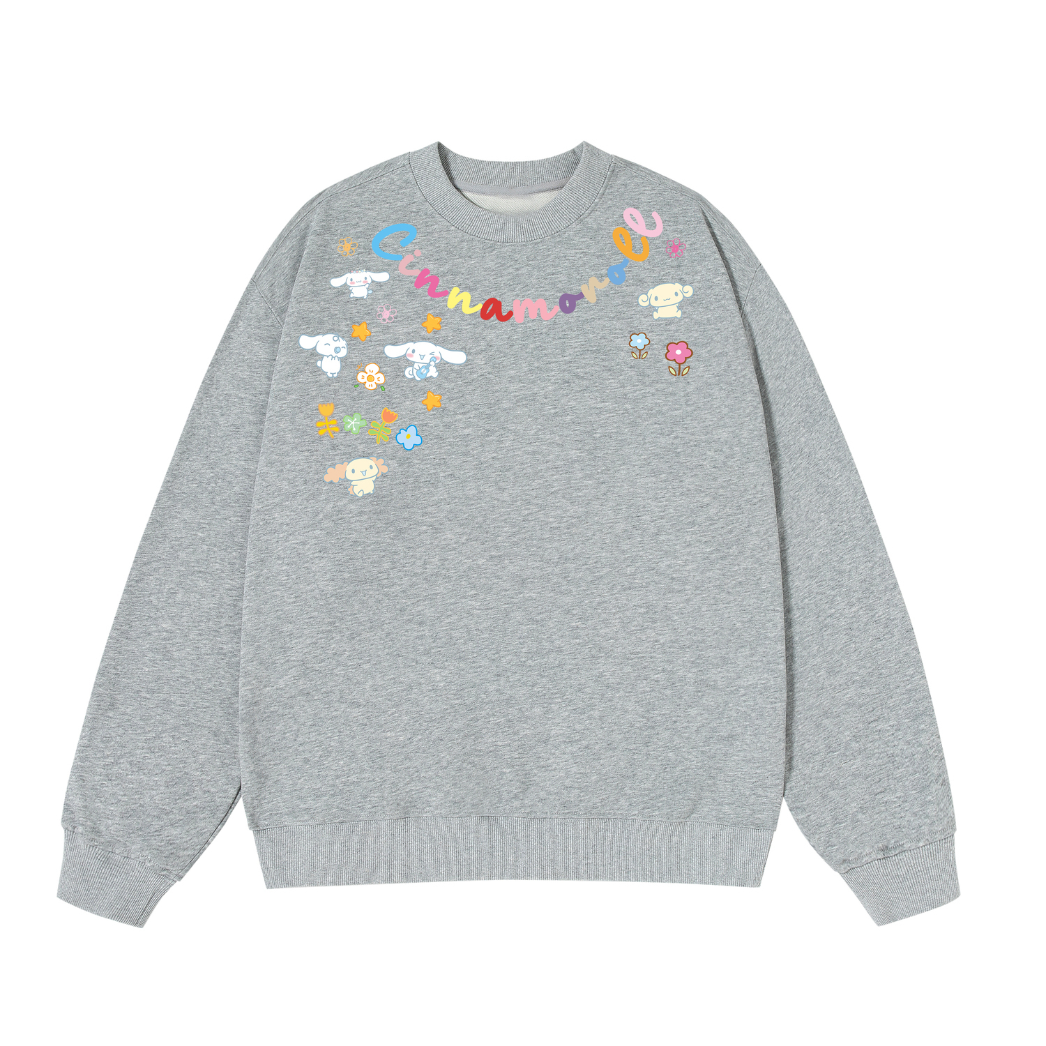 

Свитшот Cinnamoroll Yugui Dog Unisex Sanrio, серый