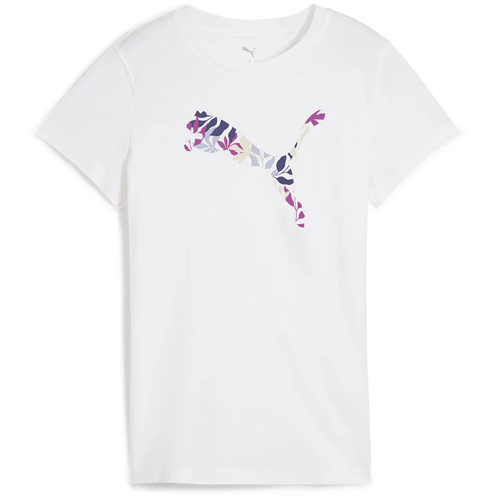 

Футболка с коротким рукавом Puma Graphics Floral Cat Logo, белый