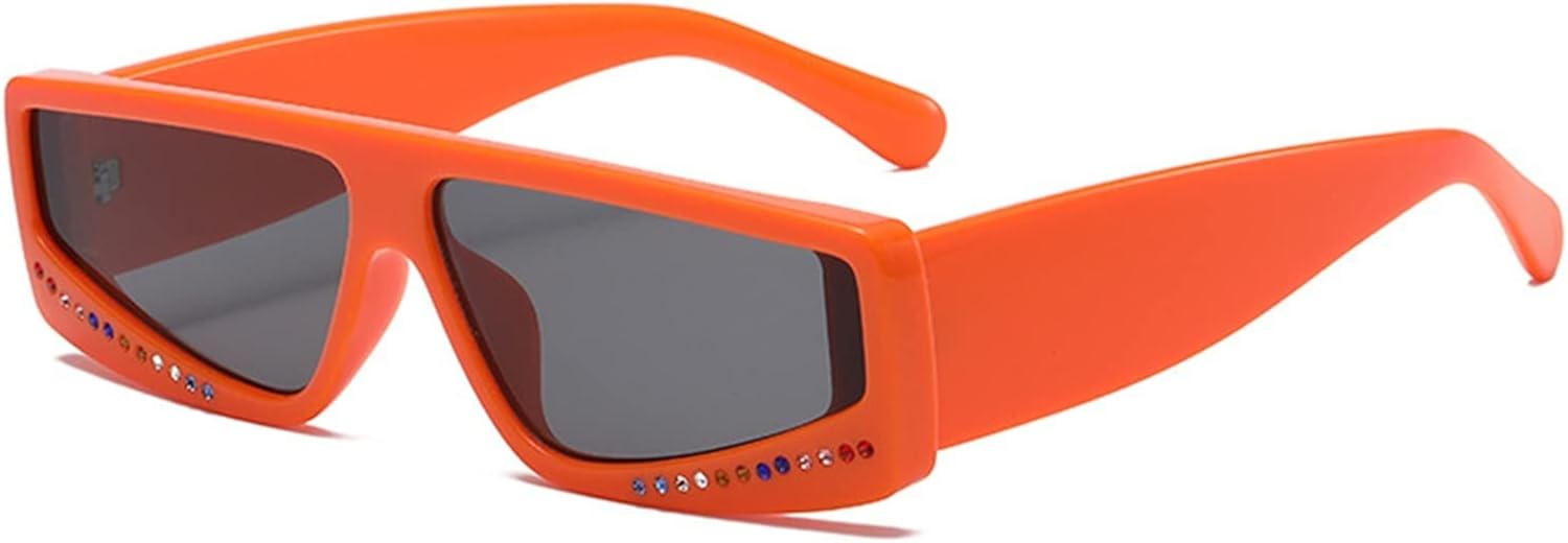 

Солнцезащитные очки в маленькой квадратной оправе для мужчин и женщин, модные, для отдыха на природе, стильные, с защитой от УФ-излучения UV400, отличный подарок EkeNoz, F