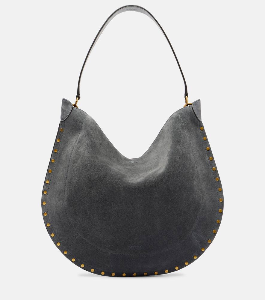 

Oskan Soft Medium сумка через плечо из мягкой замши Isabel Marant, Asphalt