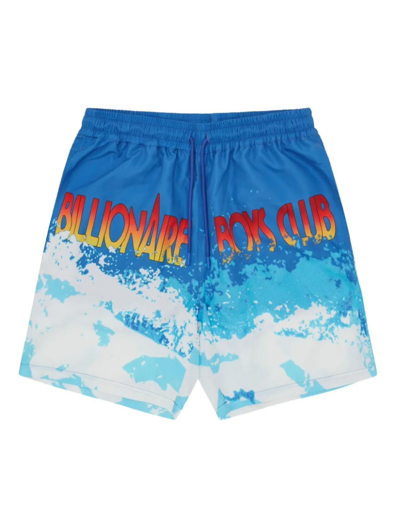 

Плавки-шорты с волнистым принтом Billionaire Boys Club, синий