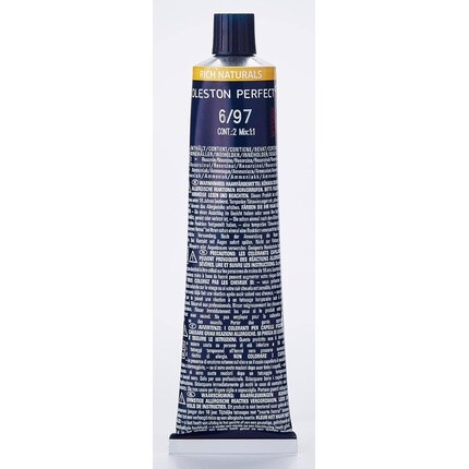 Koleston Perfect Me+ Rich Naturals Перманентная крем-краска для волос 6/97 Темно-русый Cendr?-Brown 0,66 кг, Wella — фото 2