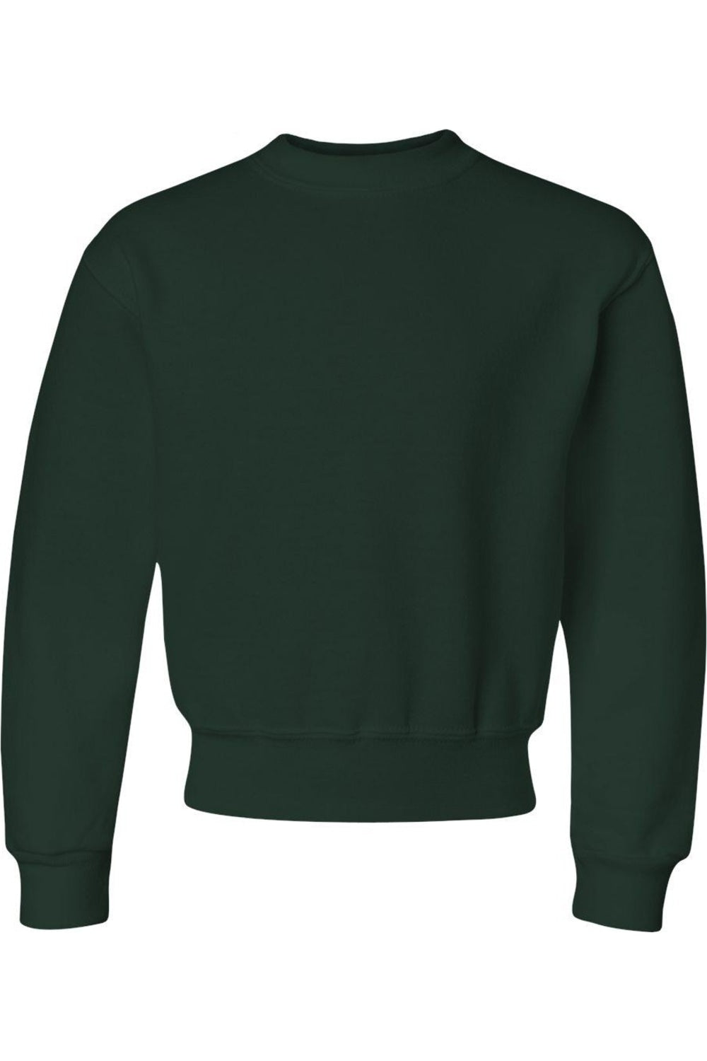 

Толстовка с круглым вырезом JERZEES NuBlend Youth, цвет forest green