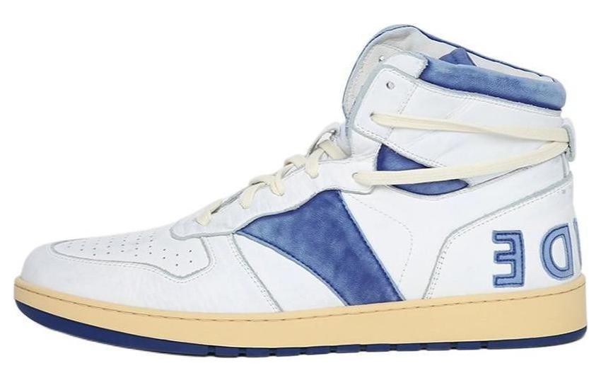 

RHUDE Рисесс Хай 'Уайт Ройал' — бело-голубые, цвет White Blue